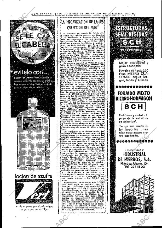 ABC MADRID 22-11-1968 página 88