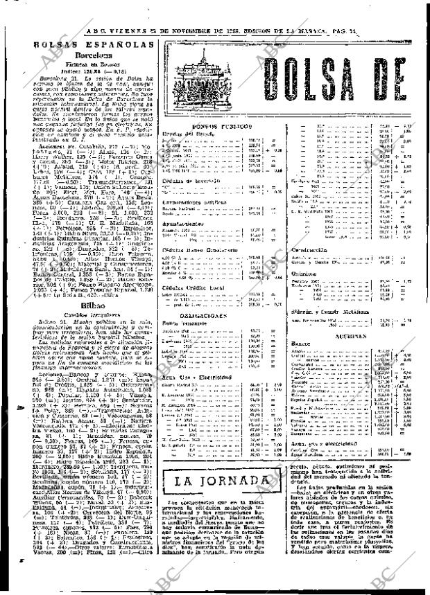 ABC MADRID 22-11-1968 página 96
