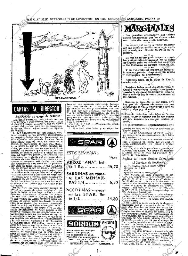 ABC SEVILLA 27-11-1968 página 59
