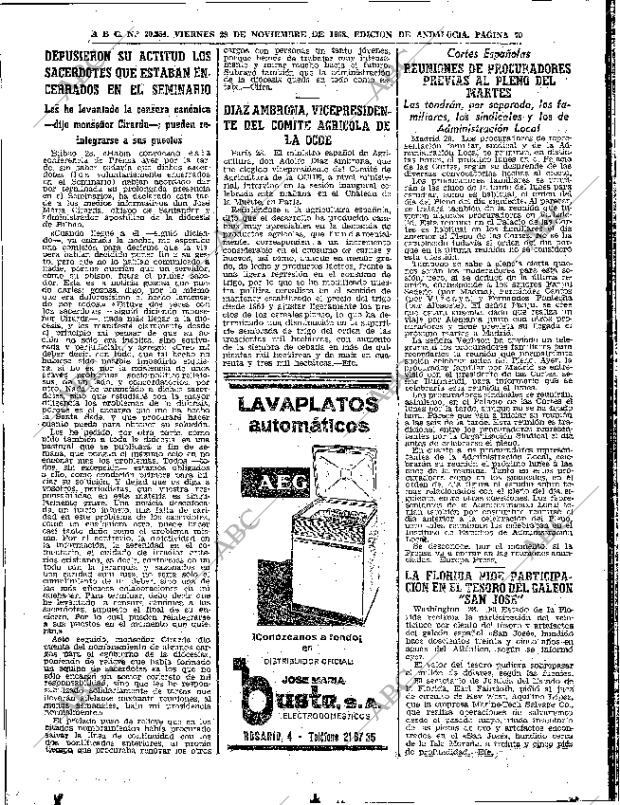 ABC SEVILLA 29-11-1968 página 70