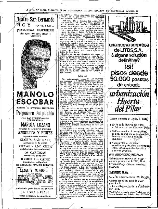 ABC SEVILLA 29-11-1968 página 88