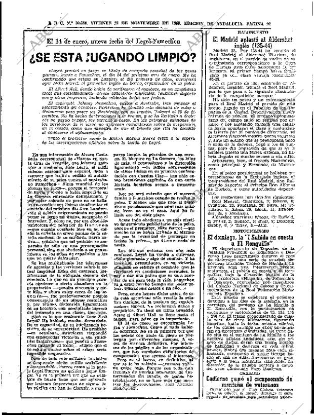 ABC SEVILLA 29-11-1968 página 97