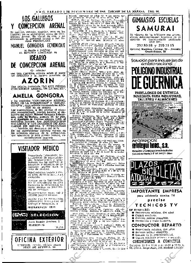 ABC MADRID 07-12-1968 página 124