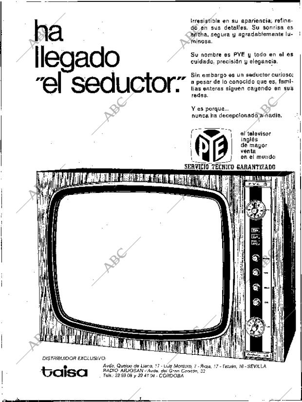 ABC SEVILLA 07-12-1968 página 26