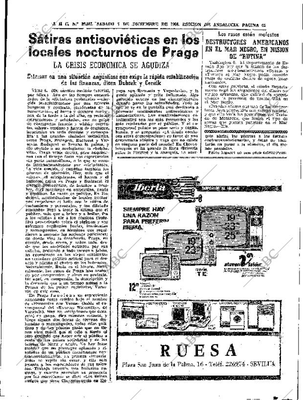 ABC SEVILLA 07-12-1968 página 65