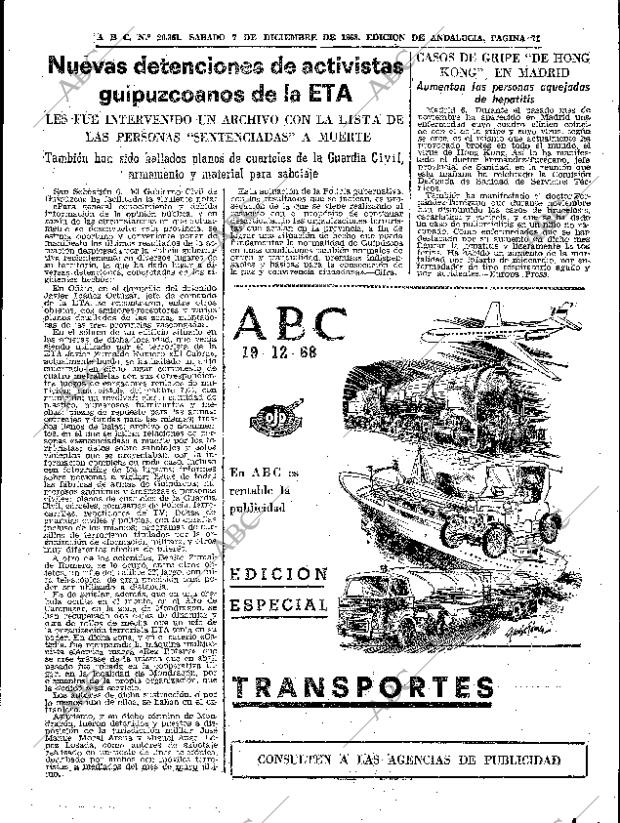 ABC SEVILLA 07-12-1968 página 71