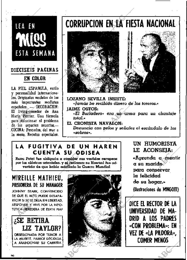 BLANCO Y NEGRO MADRID 07-12-1968 página 90