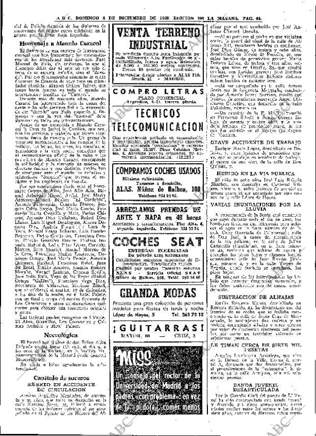ABC MADRID 08-12-1968 página 62