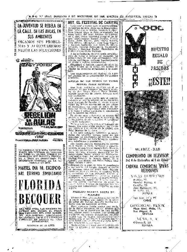 ABC SEVILLA 08-12-1968 página 74