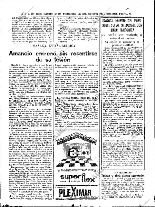 ABC SEVILLA 10-12-1968 página 70