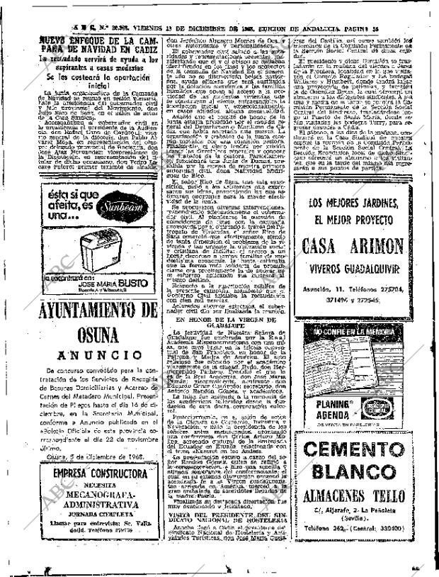 ABC SEVILLA 13-12-1968 página 54