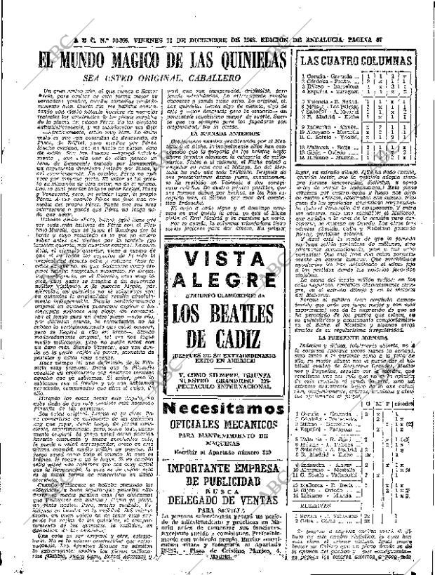 ABC SEVILLA 13-12-1968 página 67