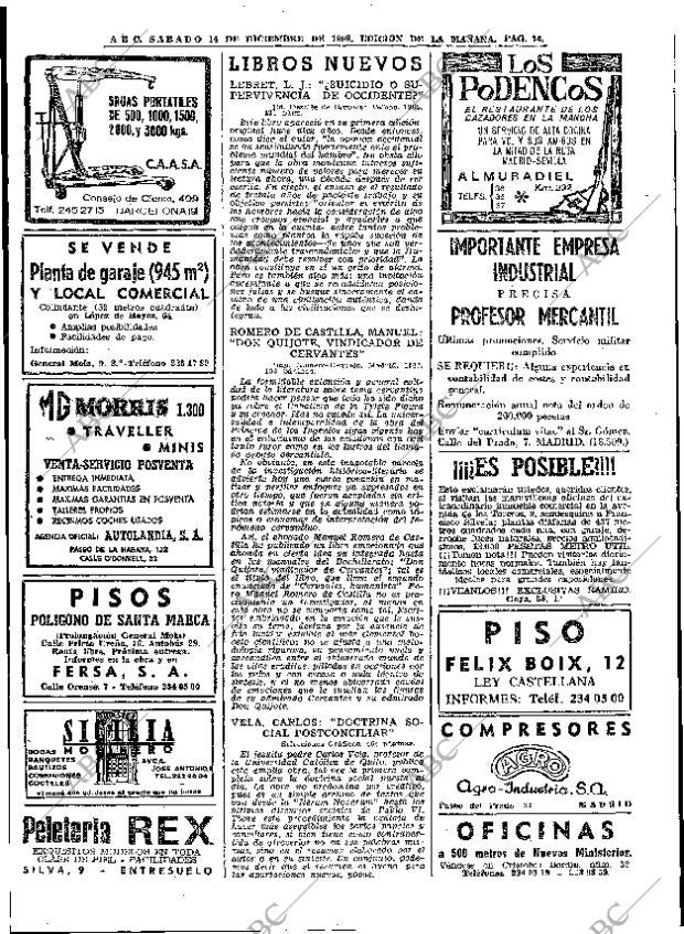 ABC MADRID 14-12-1968 página 104