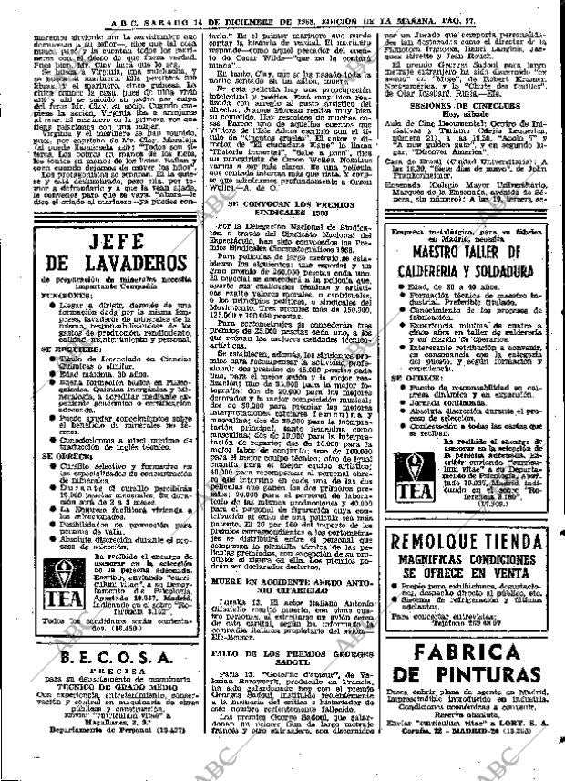 ABC MADRID 14-12-1968 página 127