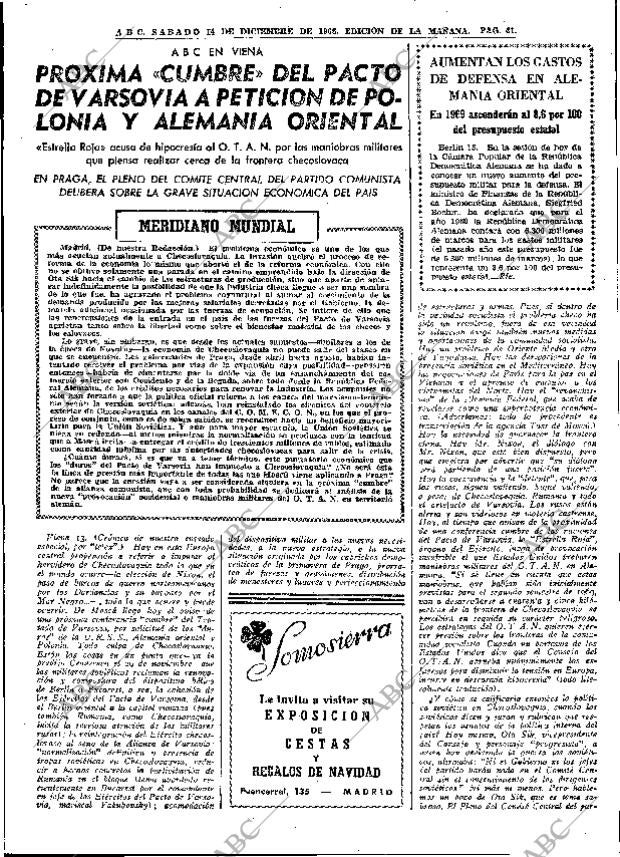 ABC MADRID 14-12-1968 página 71