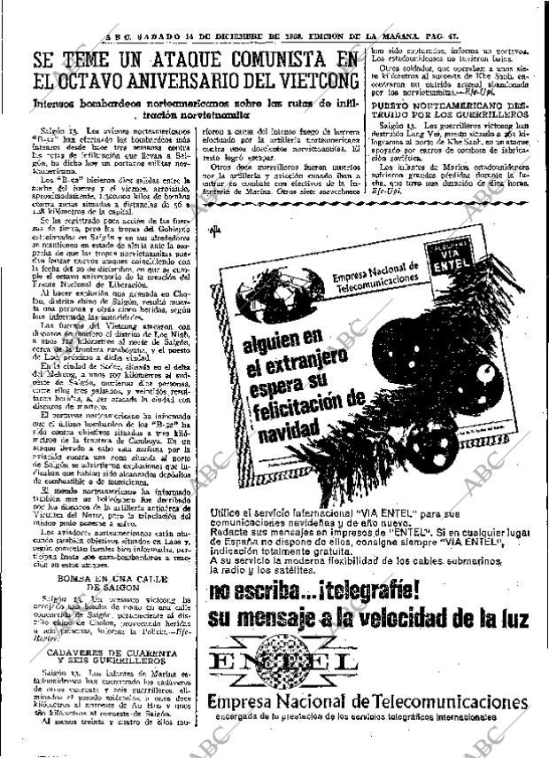 ABC MADRID 14-12-1968 página 77