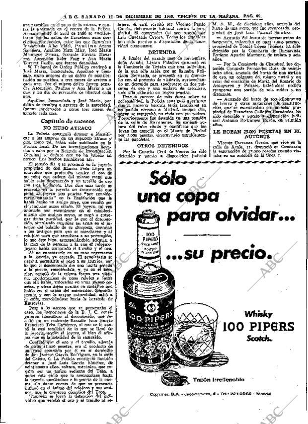 ABC MADRID 14-12-1968 página 99