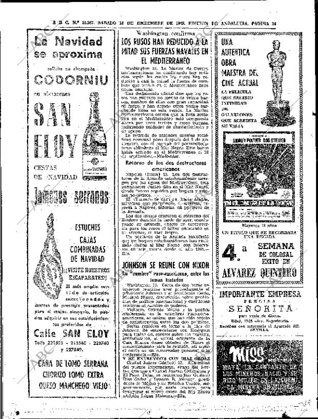 ABC SEVILLA 14-12-1968 página 34