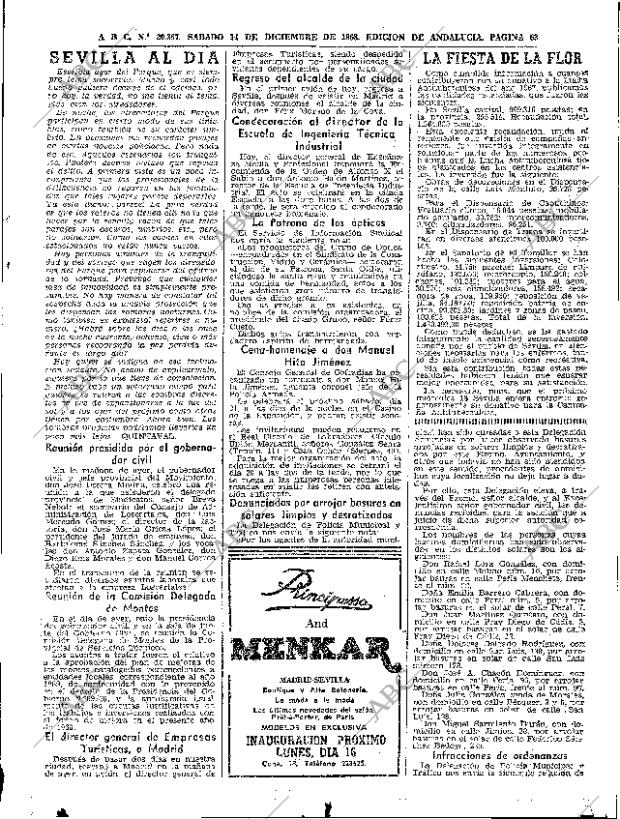 ABC SEVILLA 14-12-1968 página 63