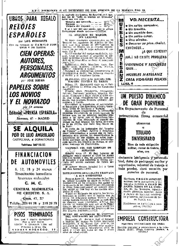 ABC MADRID 18-12-1968 página 108