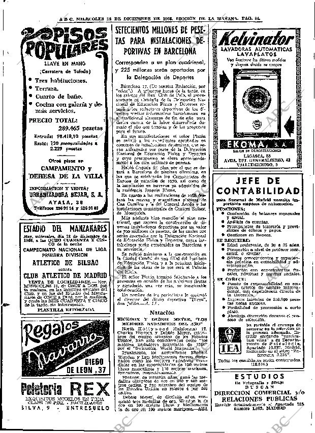 ABC MADRID 18-12-1968 página 110