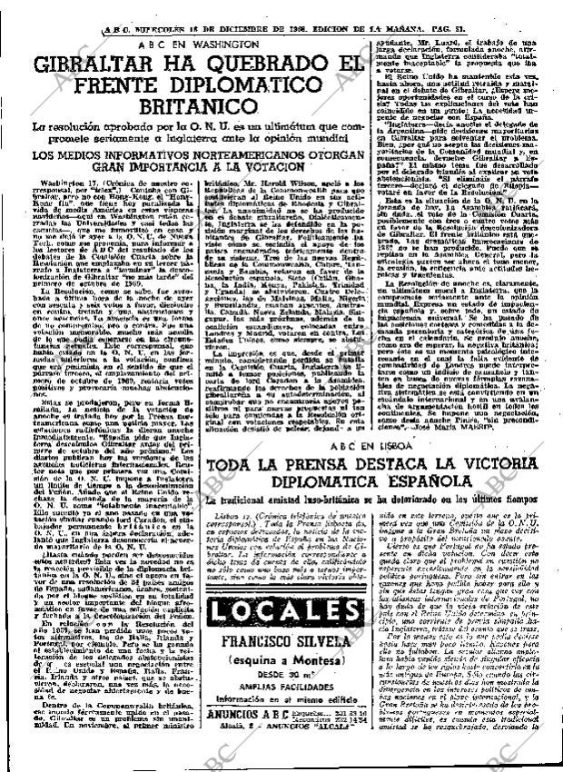 ABC MADRID 18-12-1968 página 57