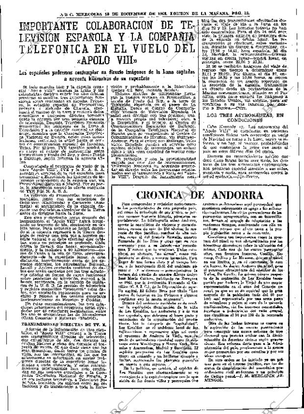 ABC MADRID 18-12-1968 página 59