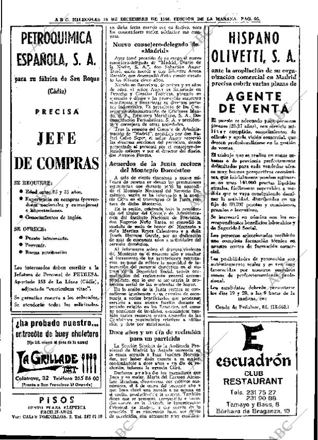 ABC MADRID 18-12-1968 página 92