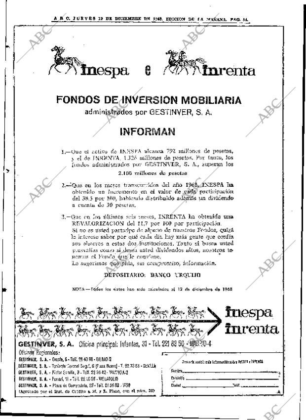 ABC MADRID 19-12-1968 página 110