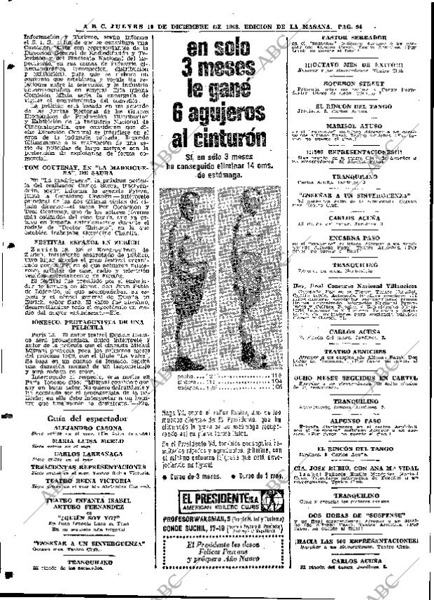 ABC MADRID 19-12-1968 página 120