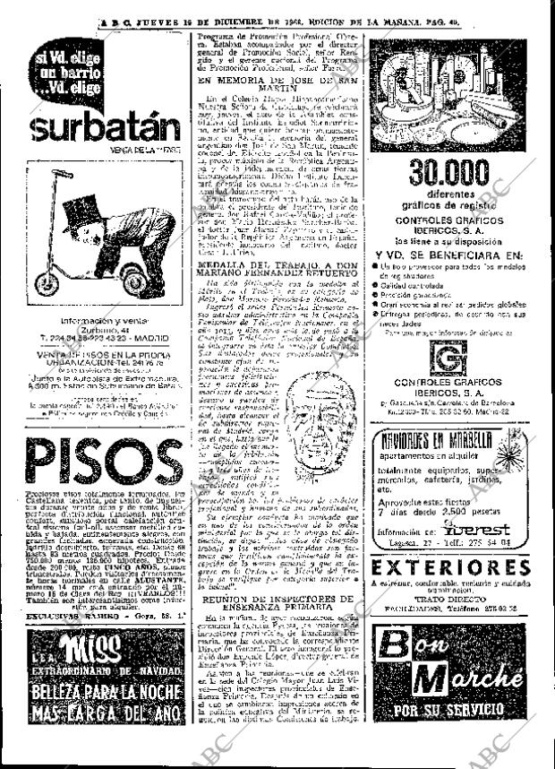 ABC MADRID 19-12-1968 página 66