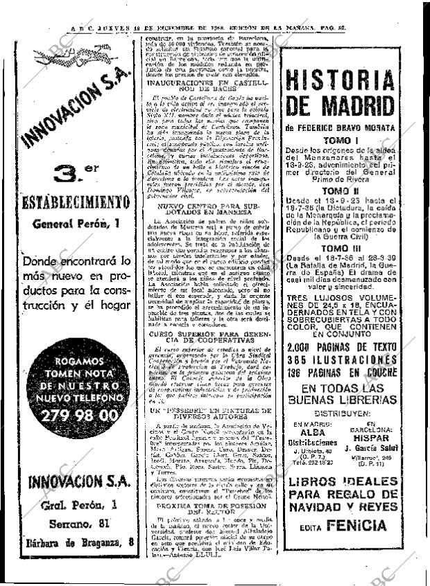 ABC MADRID 19-12-1968 página 82