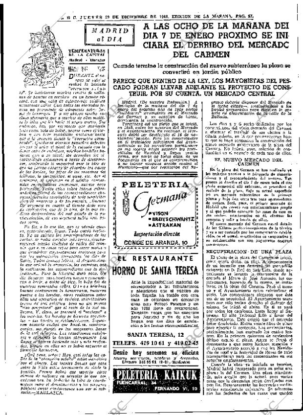 ABC MADRID 19-12-1968 página 83