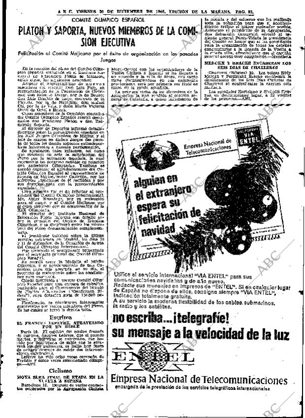 ABC MADRID 20-12-1968 página 105