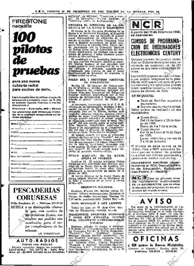 ABC MADRID 20-12-1968 página 108