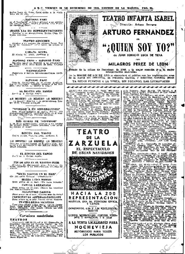 ABC MADRID 20-12-1968 página 113