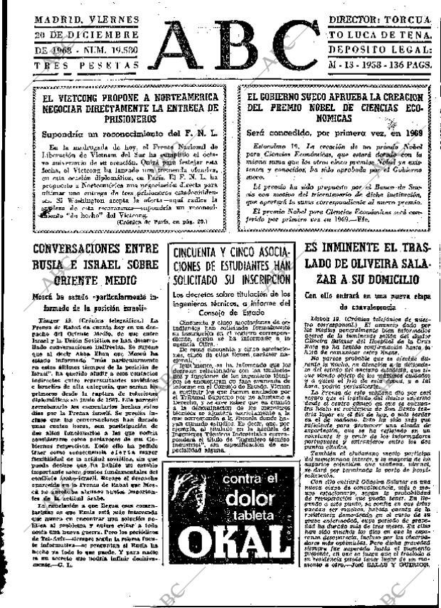 ABC MADRID 20-12-1968 página 47