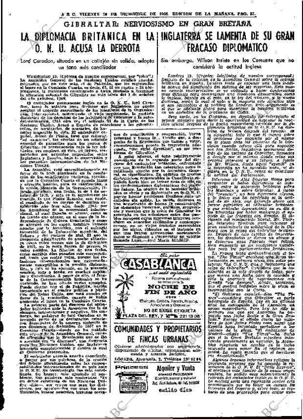 ABC MADRID 20-12-1968 página 49