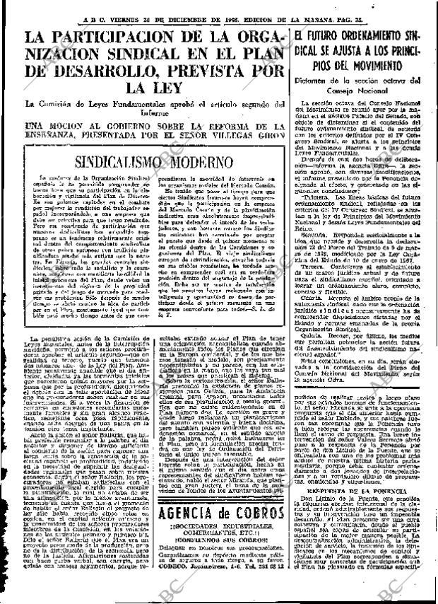 ABC MADRID 20-12-1968 página 57