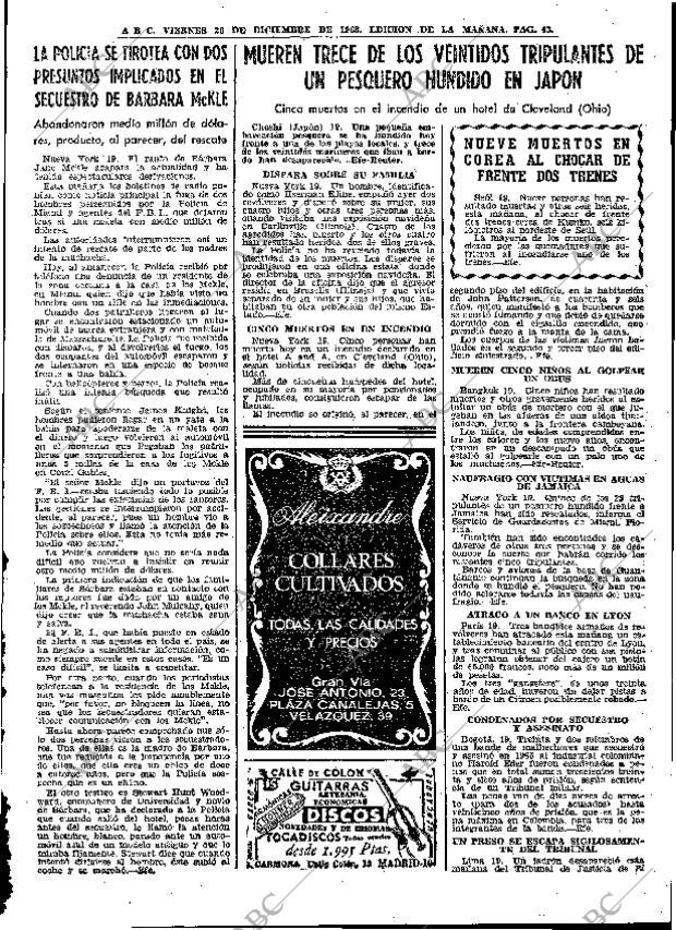 ABC MADRID 20-12-1968 página 65