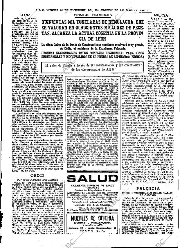 ABC MADRID 20-12-1968 página 73