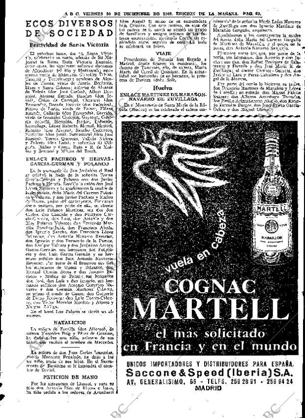 ABC MADRID 20-12-1968 página 91
