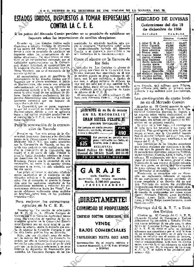 ABC MADRID 20-12-1968 página 95