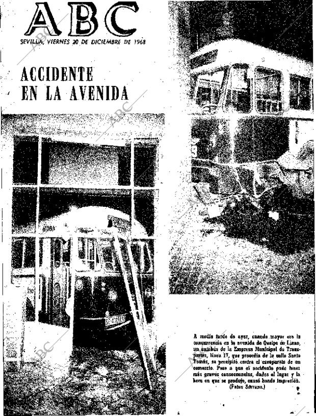 ABC SEVILLA 20-12-1968 página 1