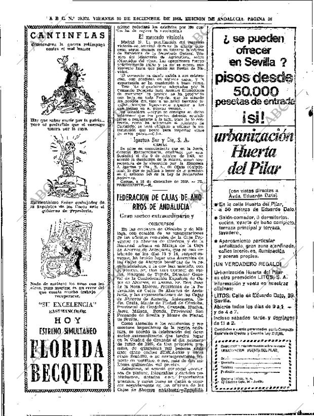 ABC SEVILLA 20-12-1968 página 56