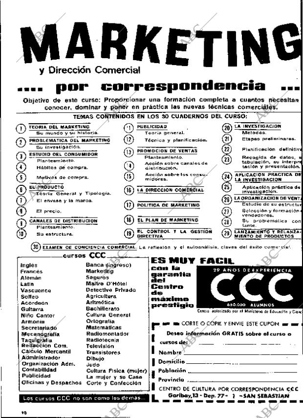 ABC MADRID 22-12-1968 página 142