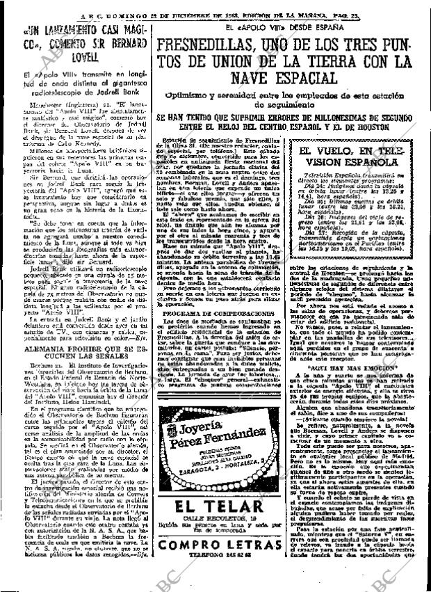 ABC MADRID 22-12-1968 página 37