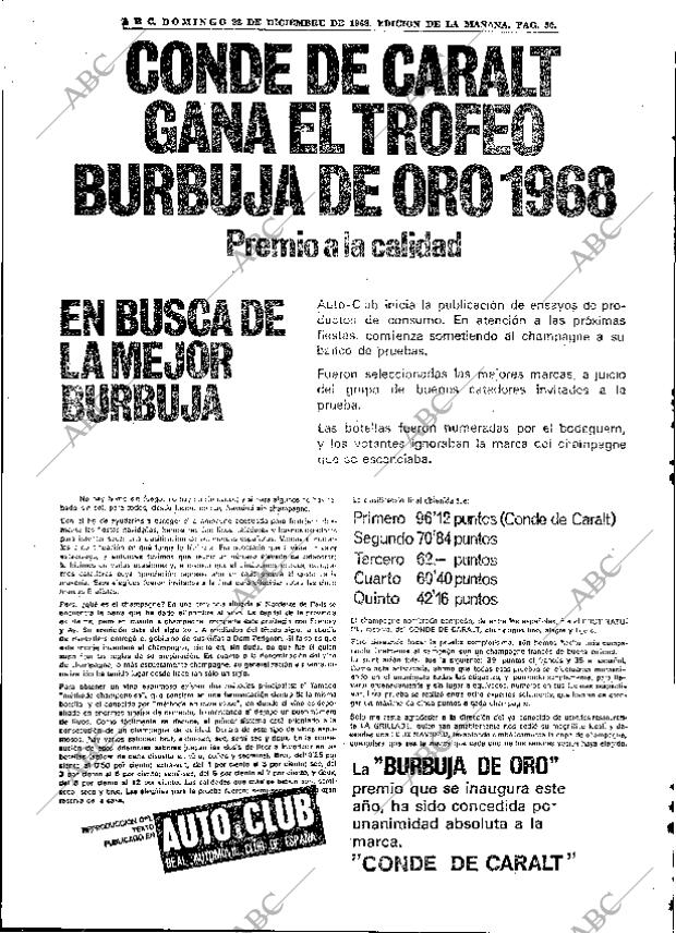 ABC MADRID 22-12-1968 página 68