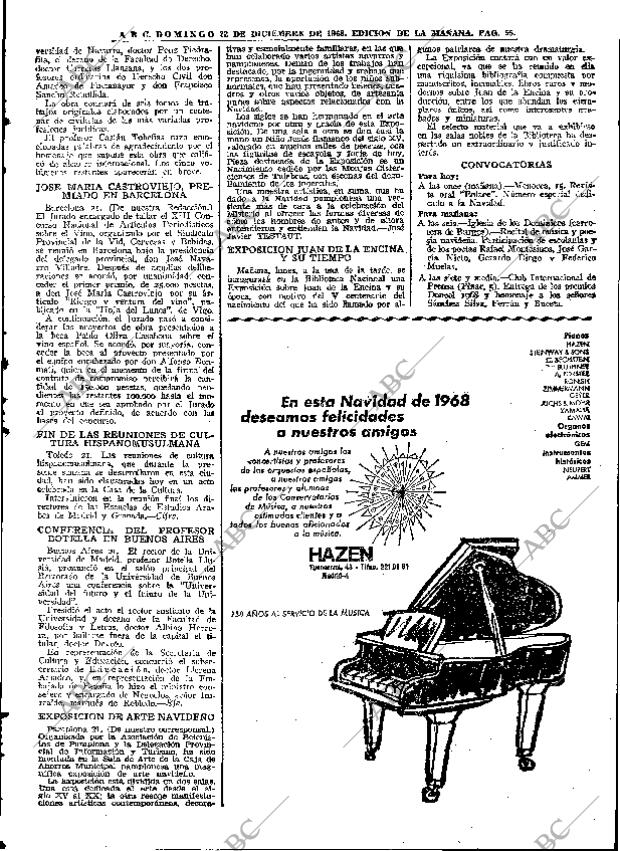 ABC MADRID 22-12-1968 página 73