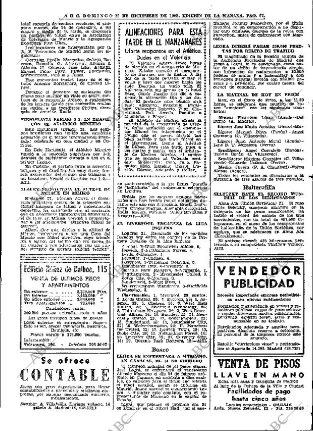 ABC MADRID 22-12-1968 página 85